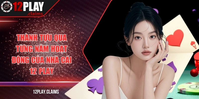 Thành tựu qua từng năm hoạt động của nhà cái 12 Play